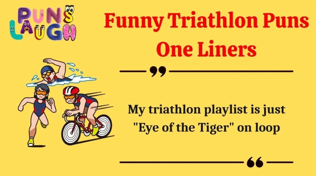 Funny Triathlon Puns One Liners
