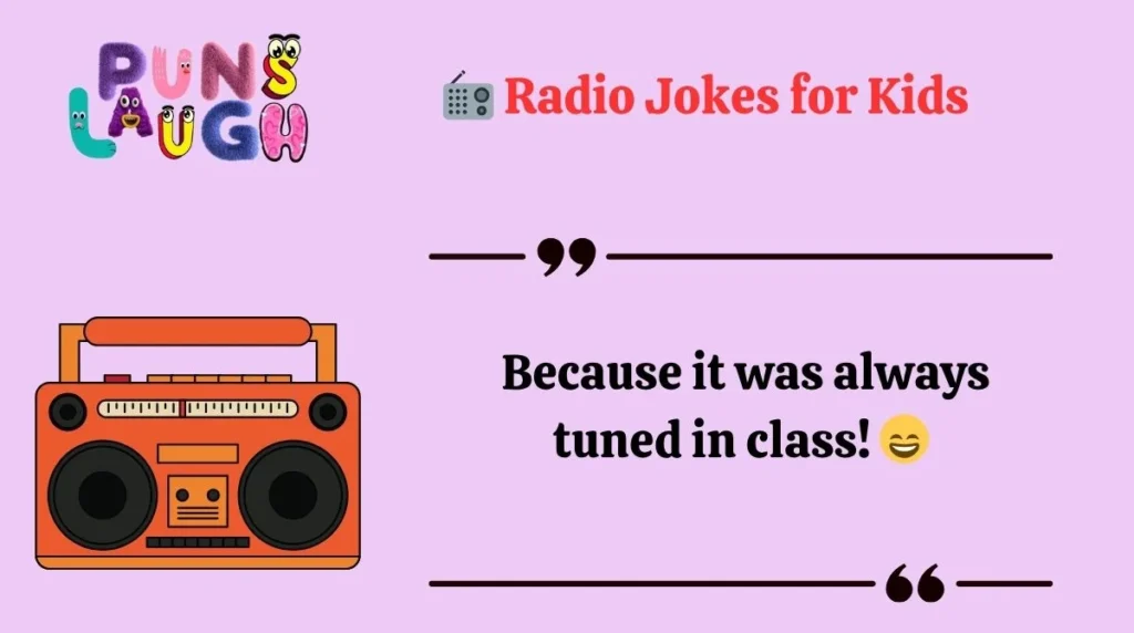  Radio Jokes for Kids 