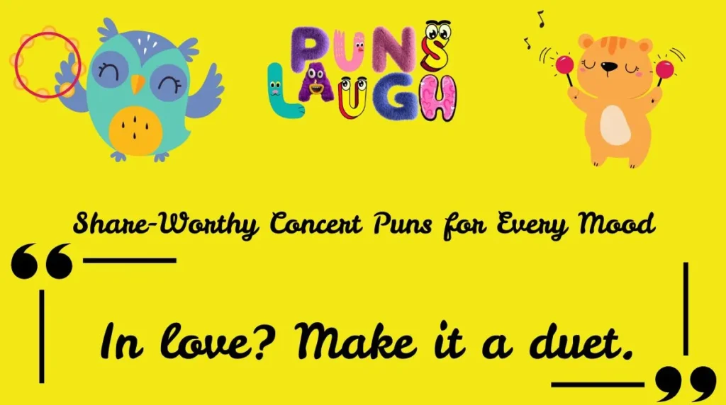  Share-Worthy Concert Puns for Every Mood