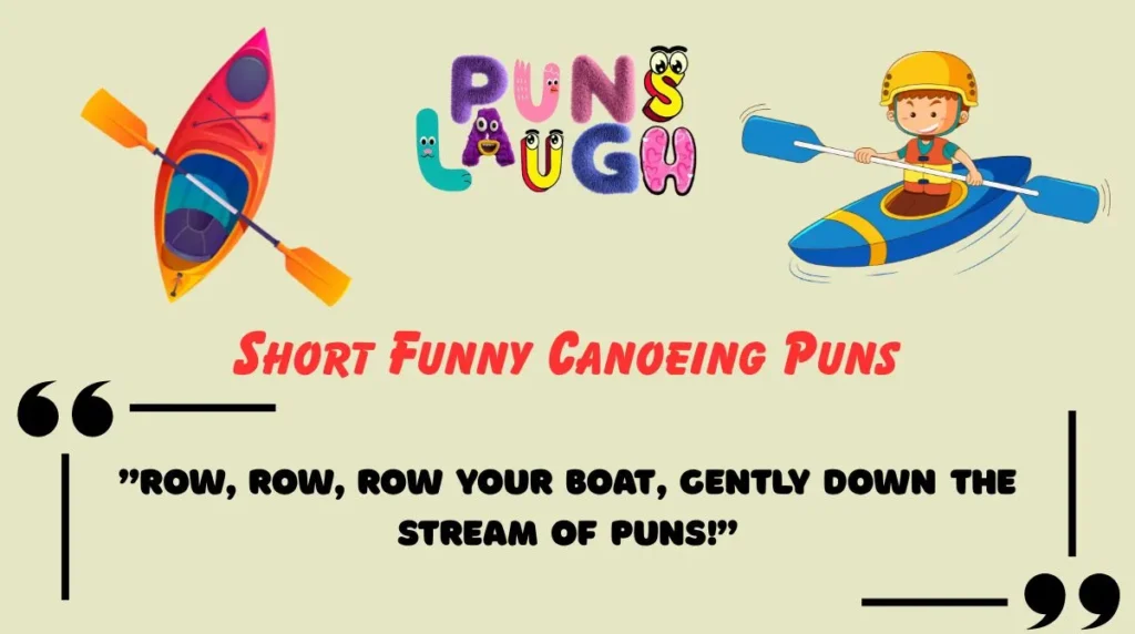 Short Funny Canoeing Puns