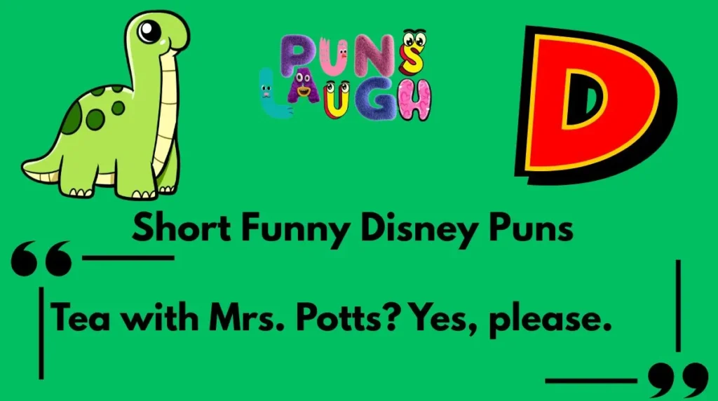 Short Funny Disney Puns