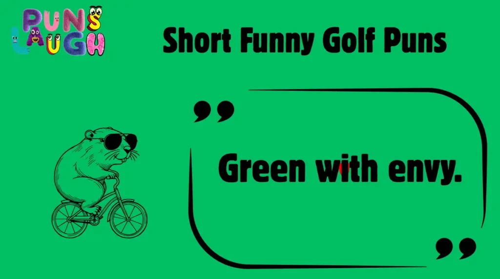 Short Funny Golf Puns