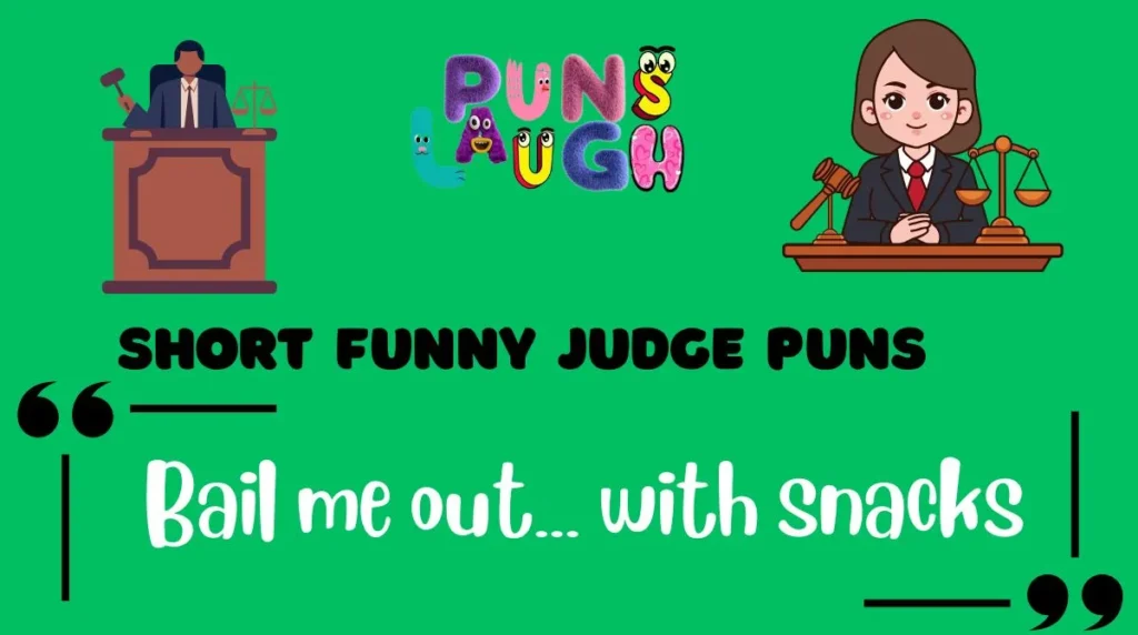 Short Funny Judge Puns