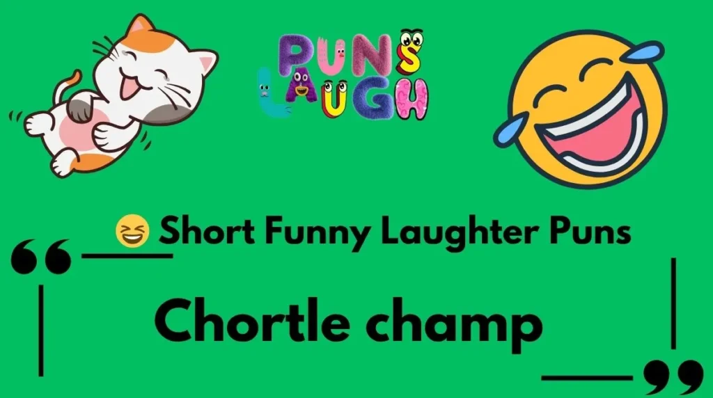  Short Funny Laughter Puns