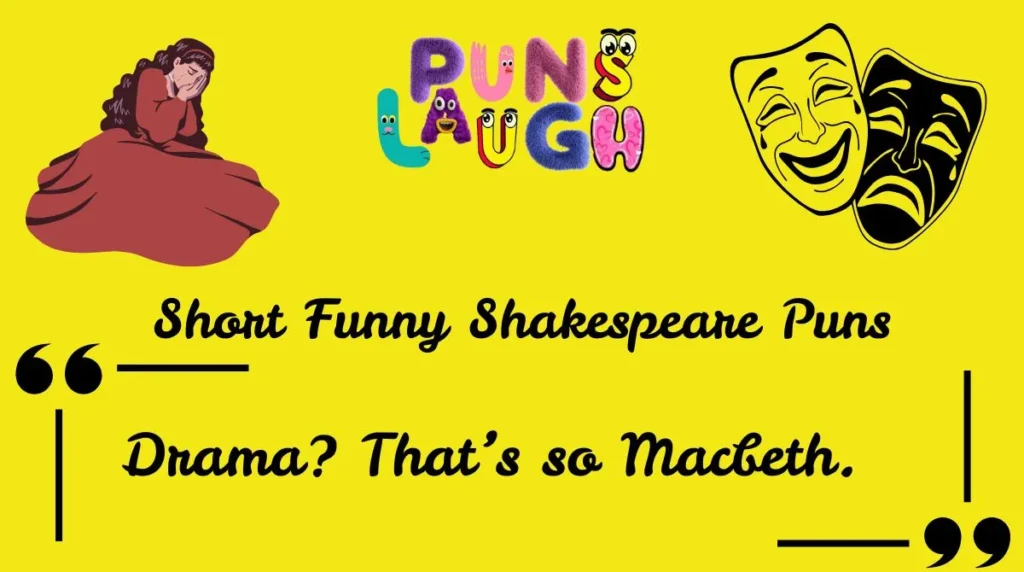 Short Funny Shakespeare Puns