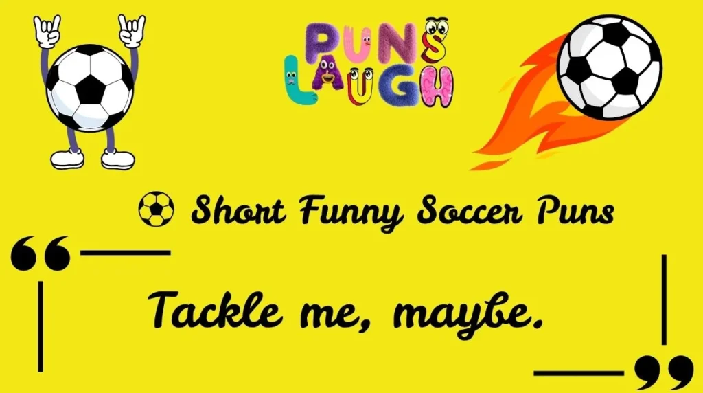  Short Funny Soccer Puns
