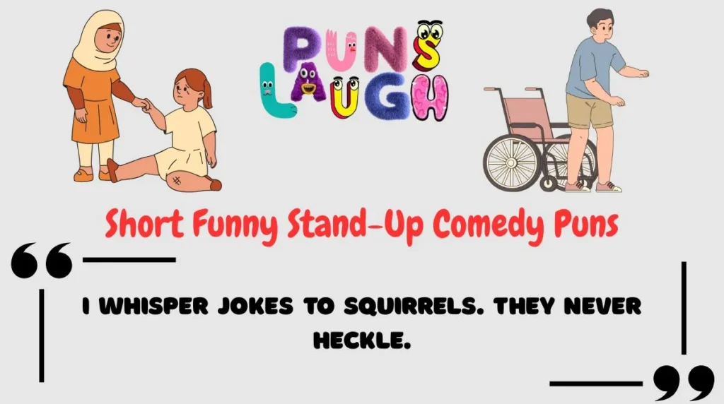 Short Funny Stand-Up Comedy Puns