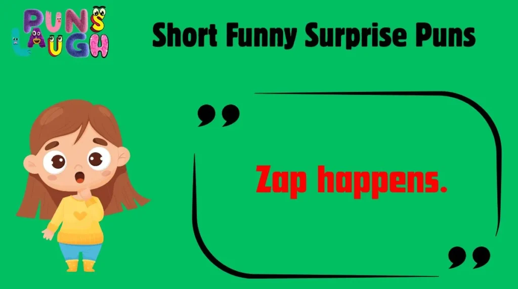 Short Funny Surprise Puns
