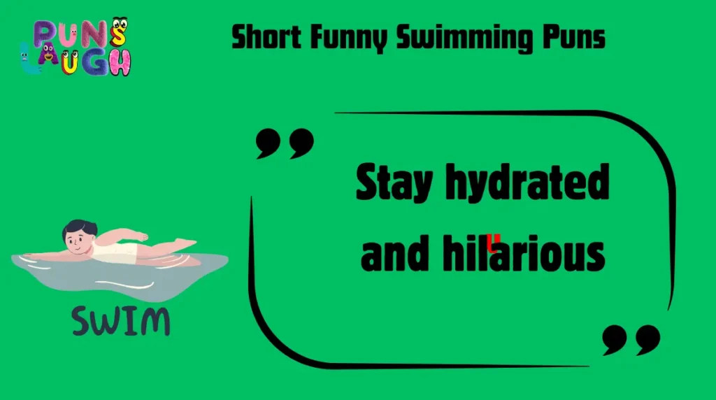 Short Funny Swimming Puns