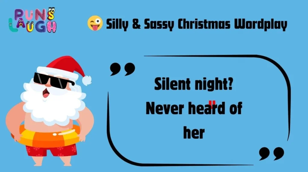  Silly & Sassy Christmas Wordplay