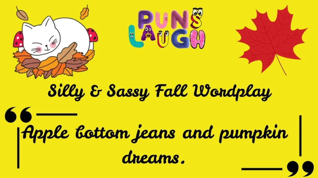 Silly & Sassy Fall Wordplay