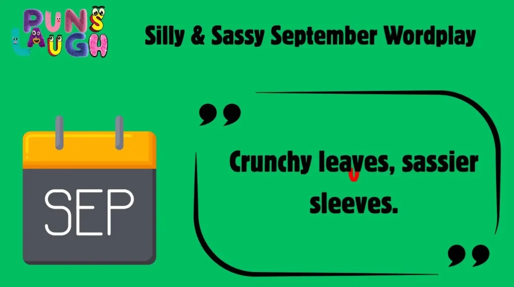 Silly & Sassy September Wordplay 