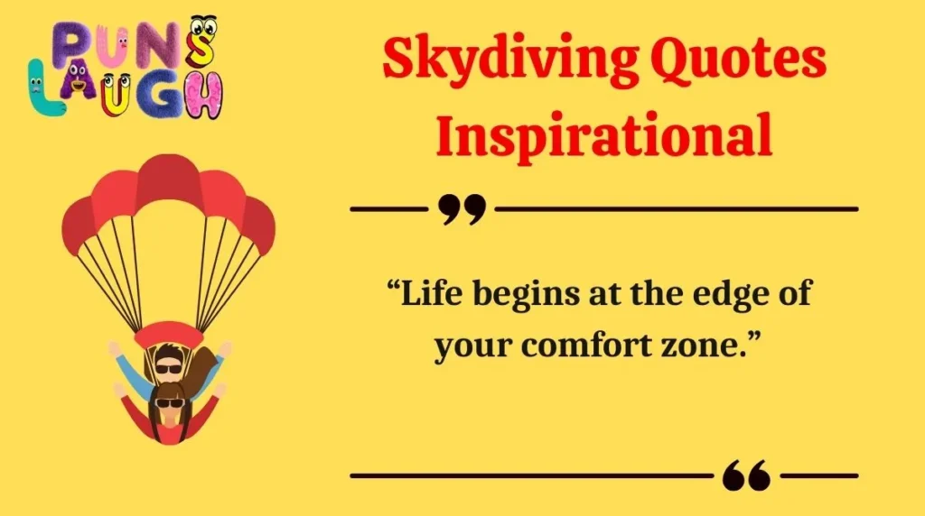 Skydiving Quotes Inspirational