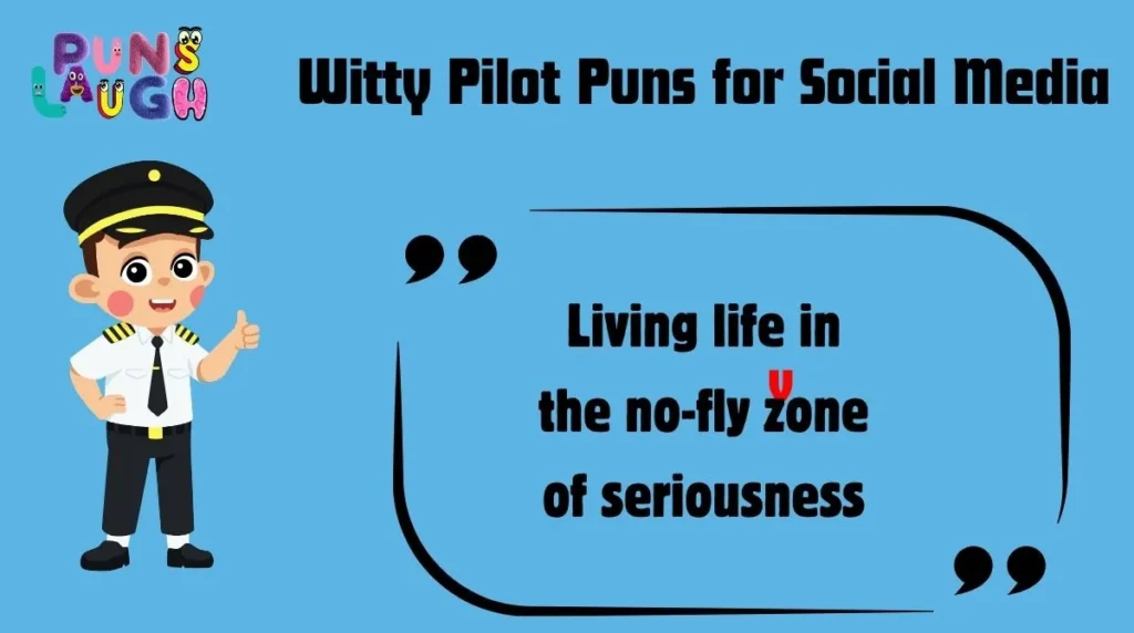 Witty Pilot Puns for Social Media
