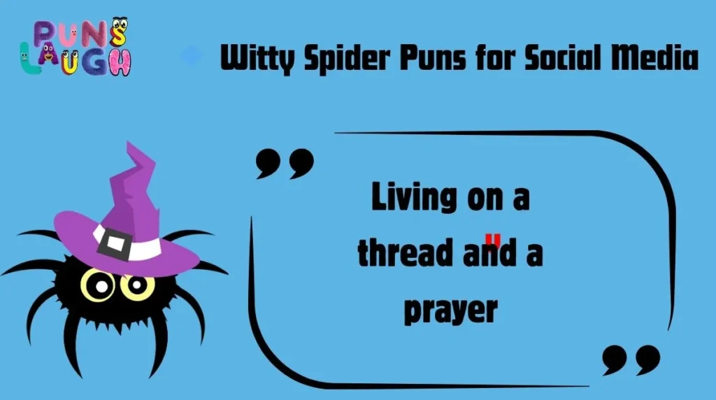 Witty Spider Puns for Social Media