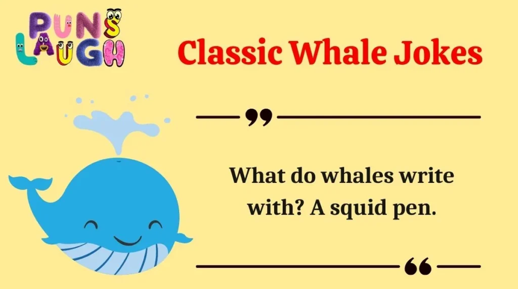 Classic Whale Jokes