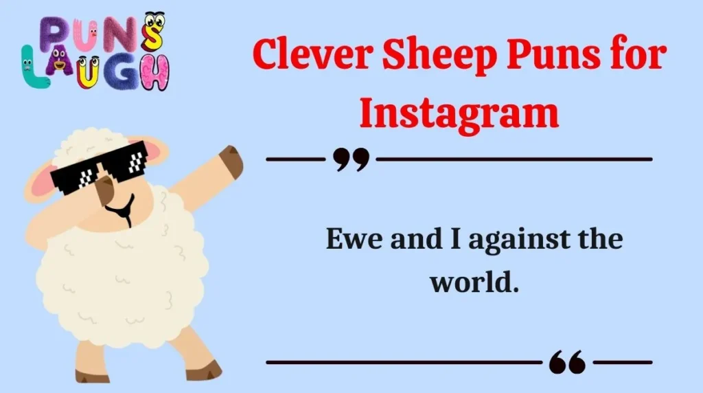 Clever Sheep Puns for Instagram