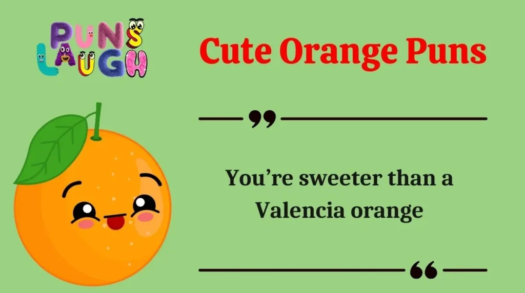 Cute Orange Puns