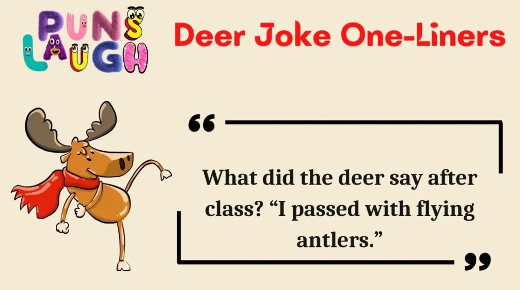 Deer Joke One-Liners