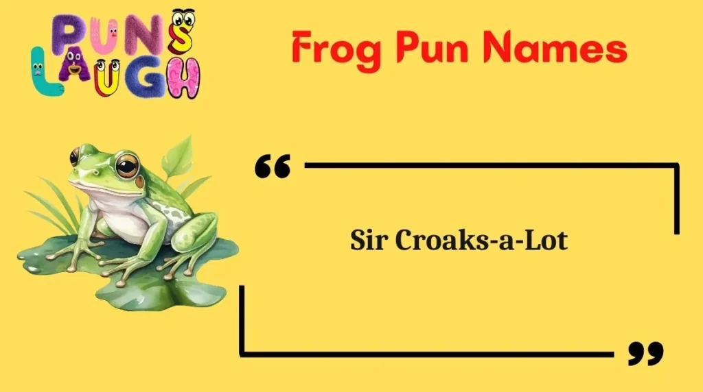 Frog Pun Names