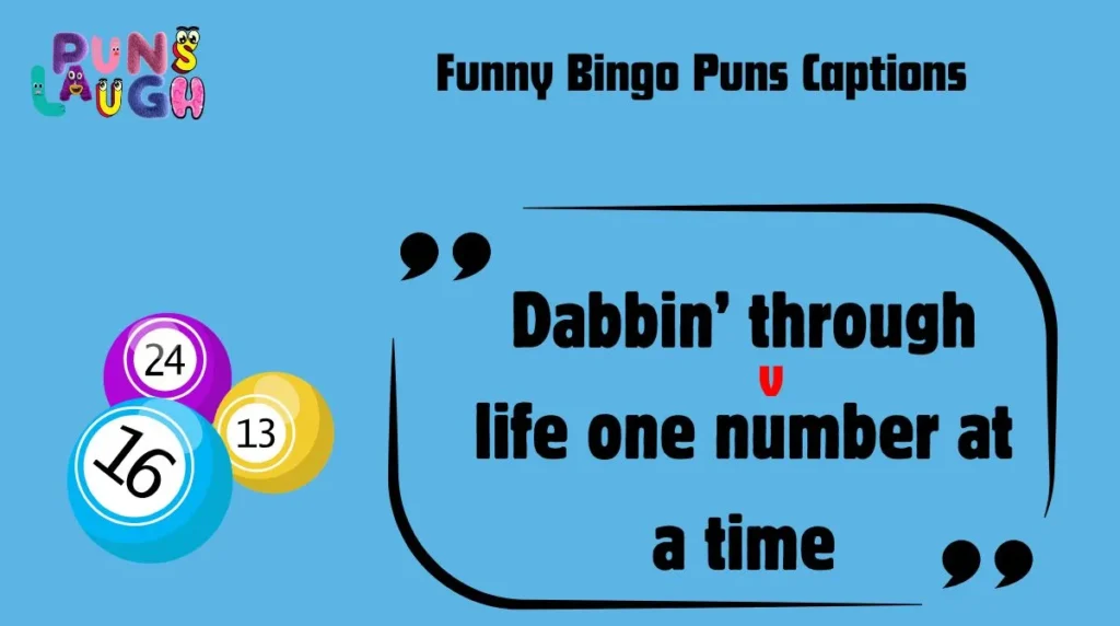  Funny Bingo Puns Captions