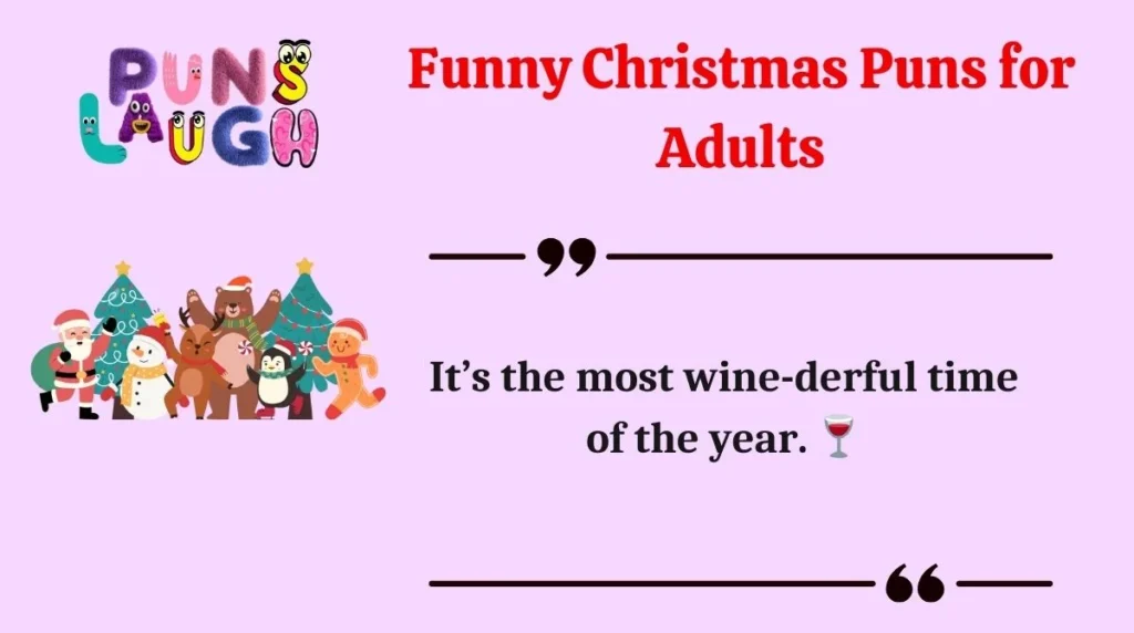 Funny Christmas Puns for Adults