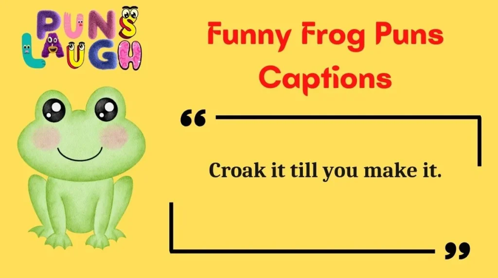 Funny Frog Puns Captions
