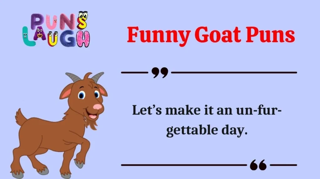  Funny Goat Puns 