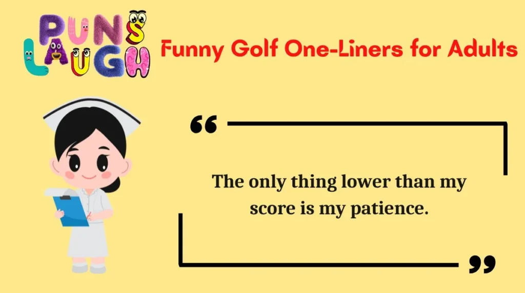 Funny Golf One-Liners for Adults
