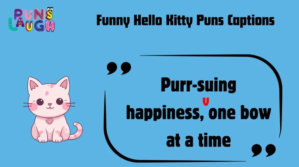 Funny Hello Kitty Puns Captions