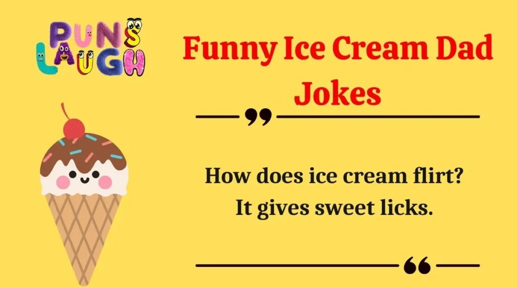 Funny Ice Cream Dad Jokes