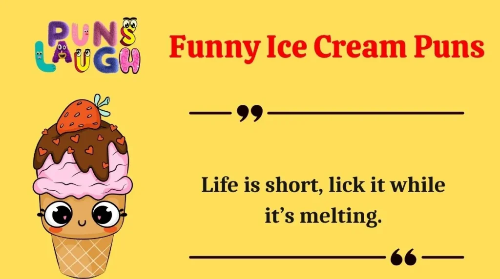 Funny Ice Cream Puns