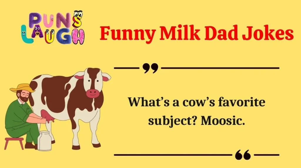 Funny Milk Dad Jokes