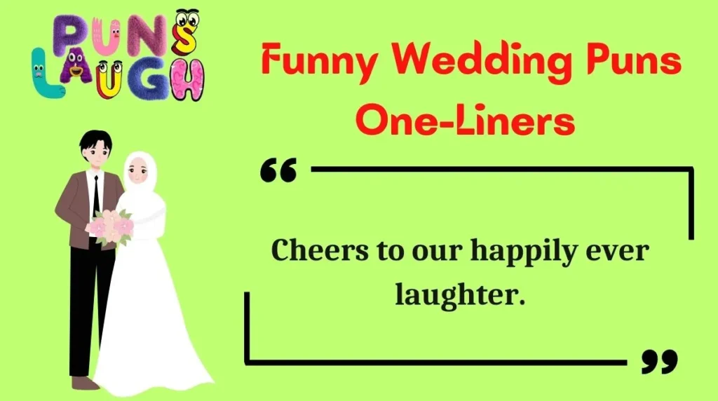  Funny Wedding Puns One-Liners
