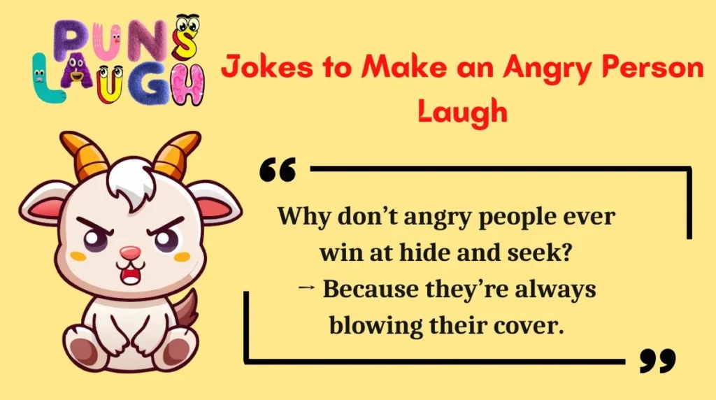 Jokes to Make an Angry Person Laugh