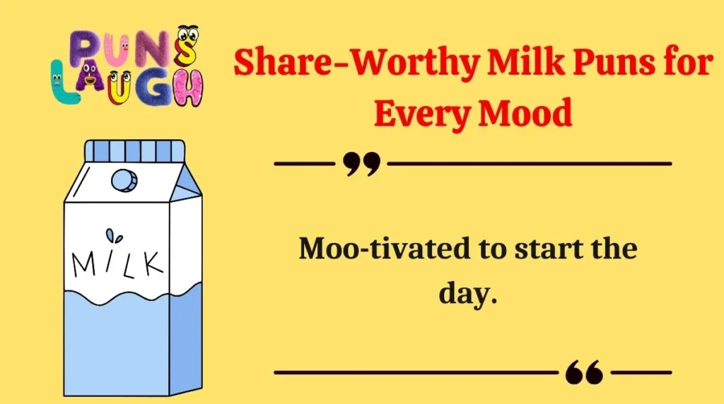 Share-Worthy Milk Puns for Every Mood