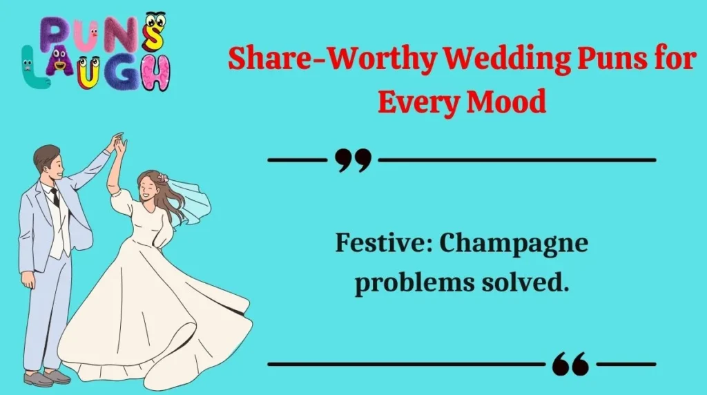 Share-Worthy Wedding Puns for Every Mood