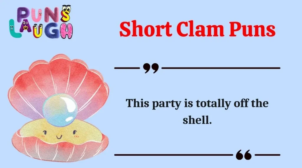 Short Clam Puns