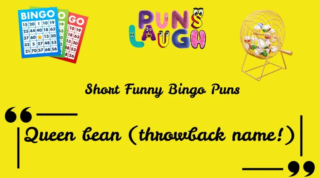  Short Funny Bingo Puns