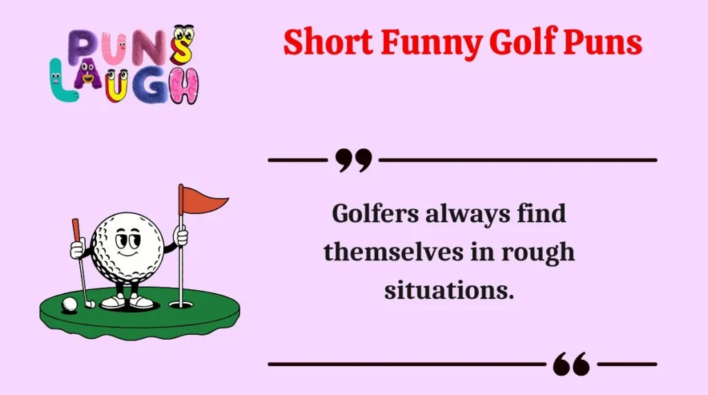 Short Funny Golf Puns