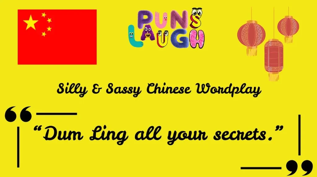 Silly & Sassy Chinese Wordplay