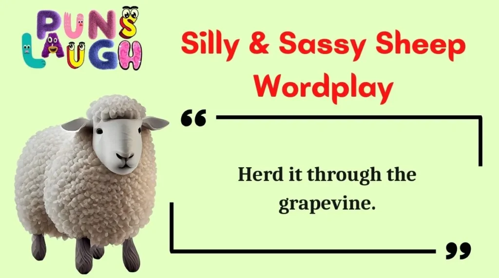 Silly & Sassy Sheep Wordplay