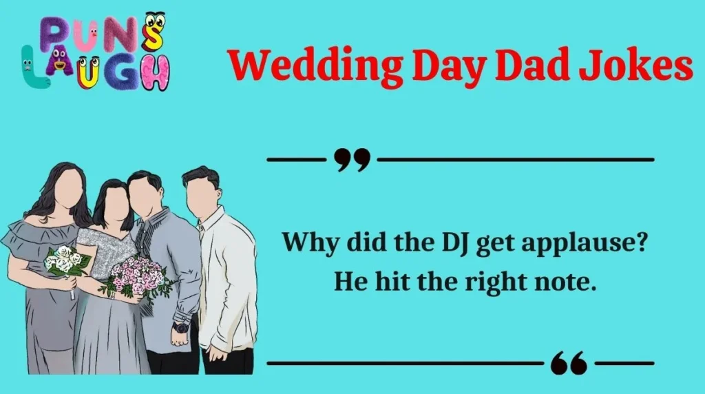 Wedding Day Dad Jokes