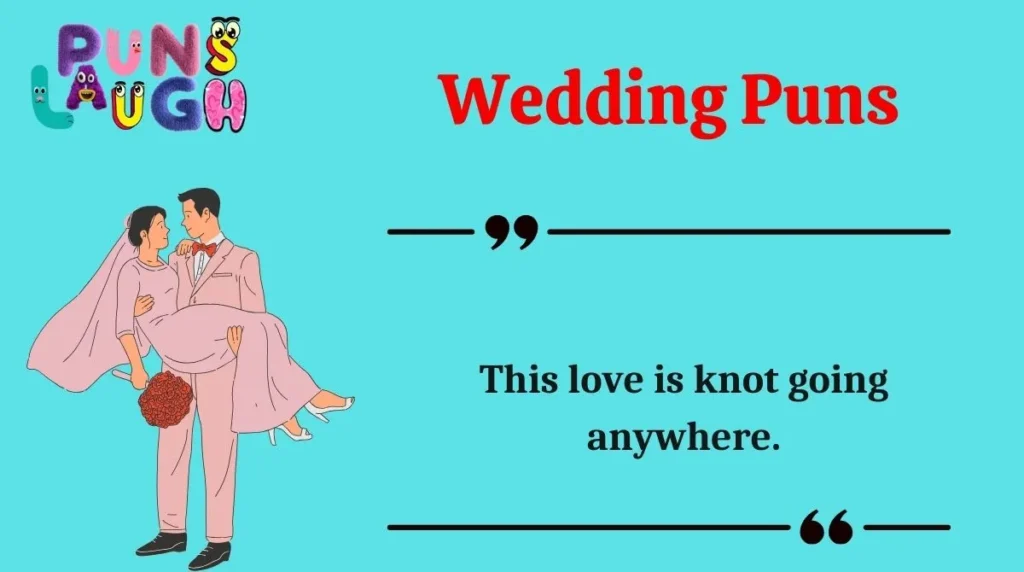 Wedding Puns