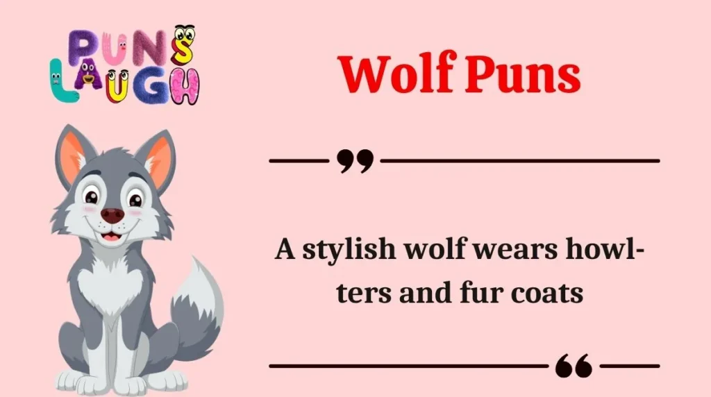 A stylish wolf wears howl-ters and fur coats
