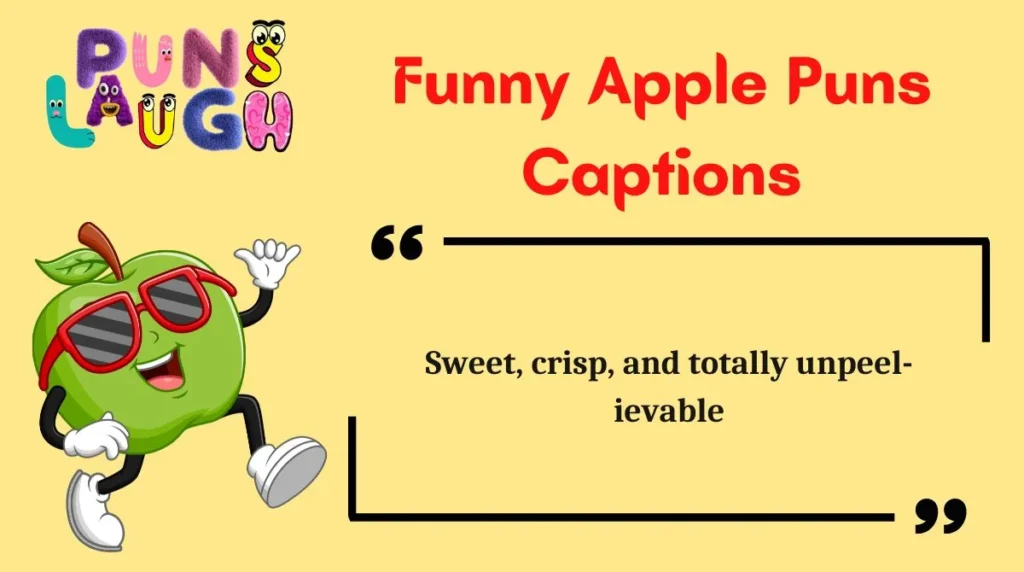 Funny Apple Puns Captions
