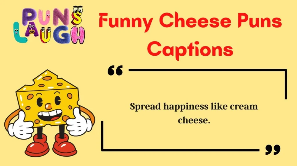 Funny Cheese Puns Captions