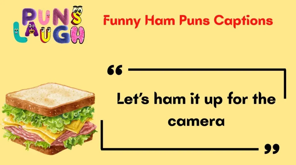 Funny Ham Puns Captions