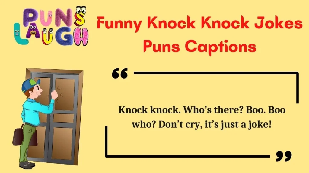 Funny Knock Knock Jokes Puns Captions