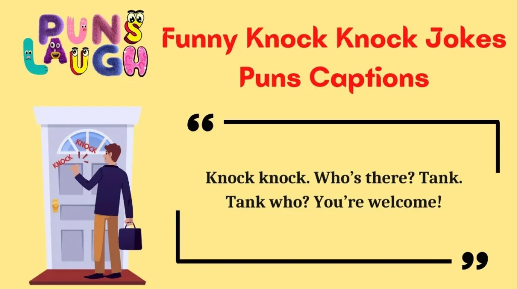 Funny Knock Knock Jokes Puns Captions